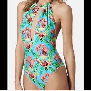 TopShop Tropical Swimsuit - BRAND NEW-NEVER USED